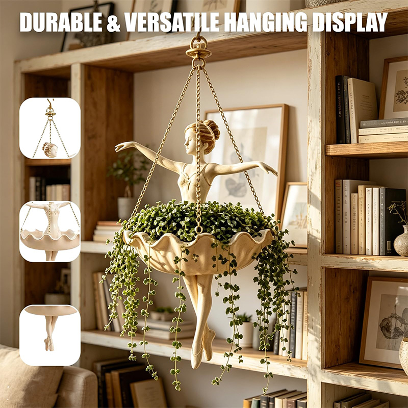 Ballet Dancer Hanging Planter  - Spider Plant Hanging review and price