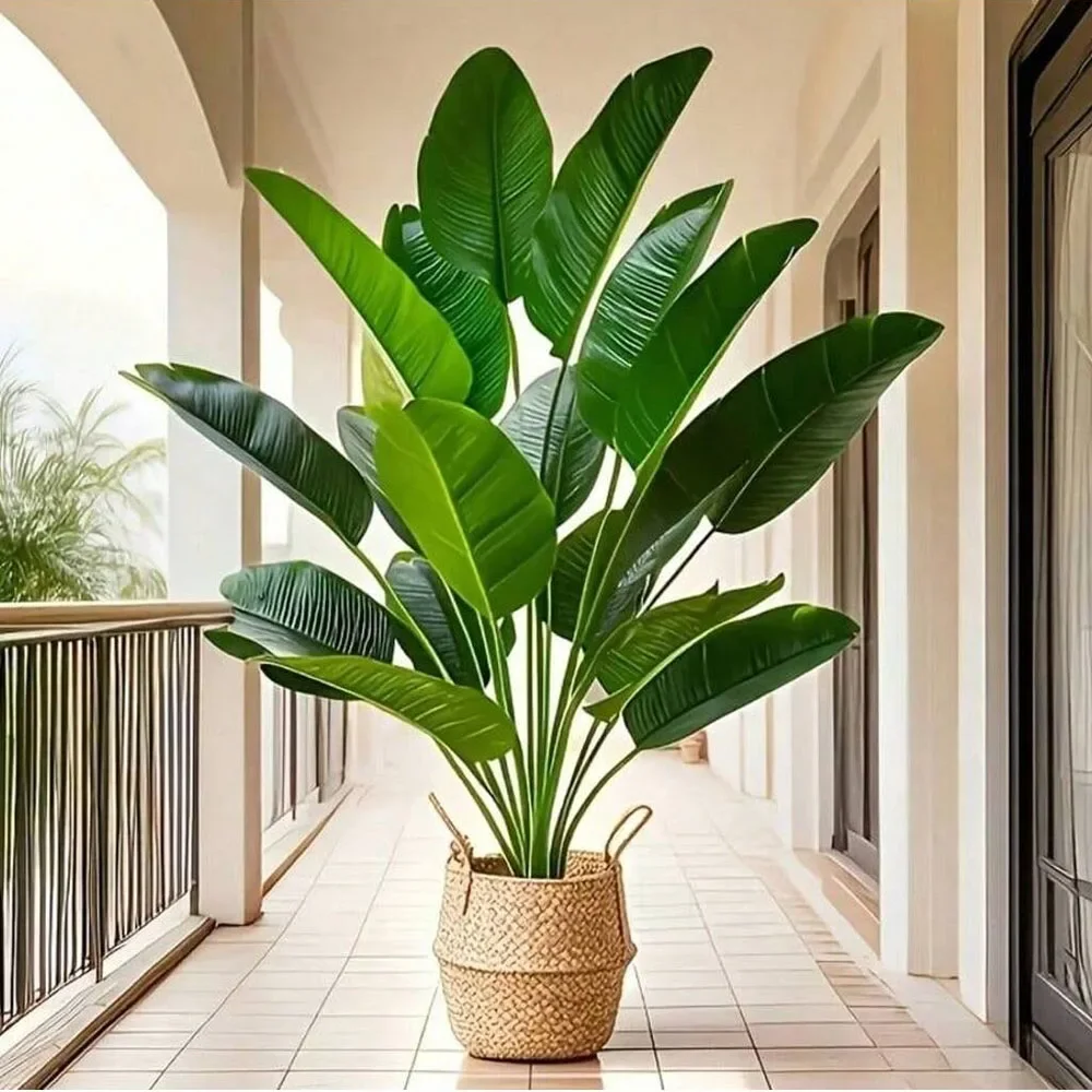 1pc 18 Leaves Artificial Plant - Ficus Lyrata Tree review and price