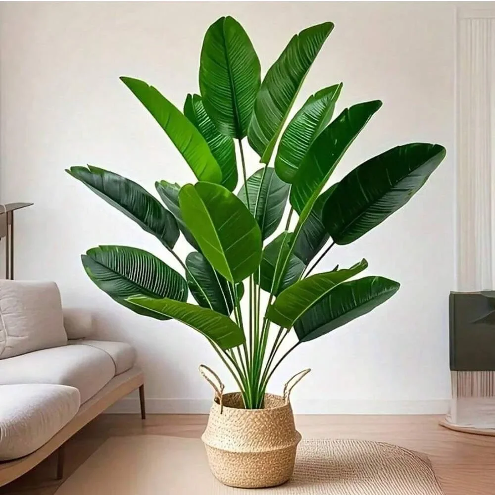 1pc 18 Leaves Artificial Plant - Ficus Lyrata Tree review and price