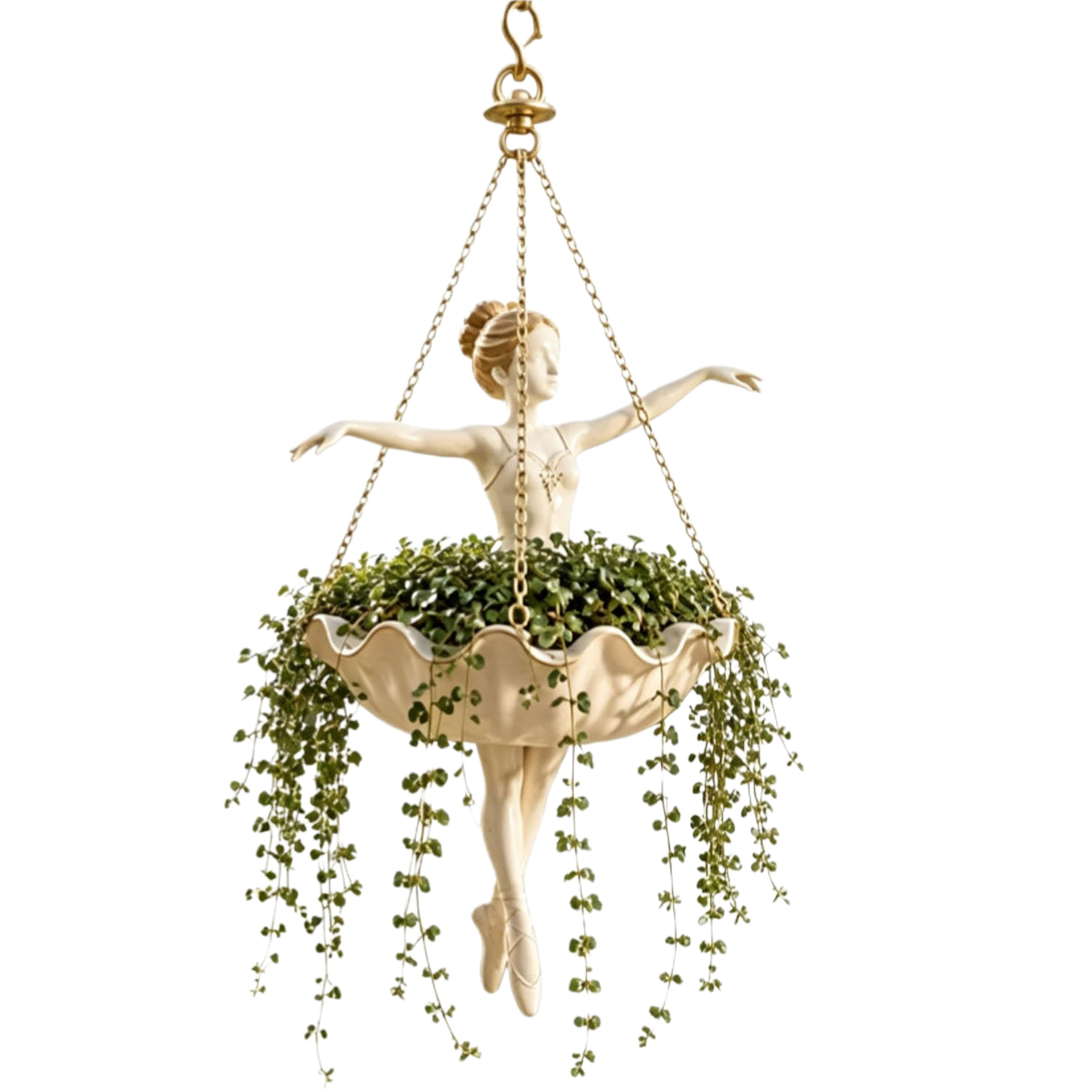 Ballet Dancer Hanging Planter  - Spider Plant Hanging review and price