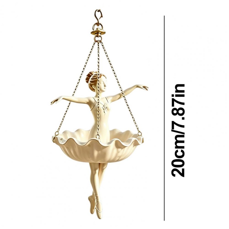 Resin Ballet Dancer Hanging Pl - Spider Plant Hanging review and price