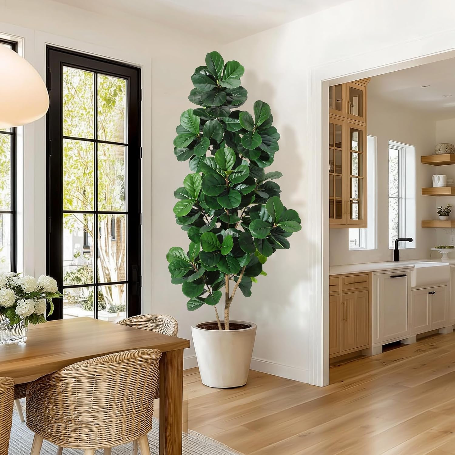 4FT/5FT/6FT/7FT Fiddle Leaf Fi - Ficus Lyrata Tree review and price